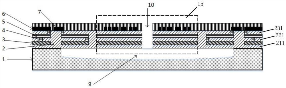 Infrared thermopile sensing device
