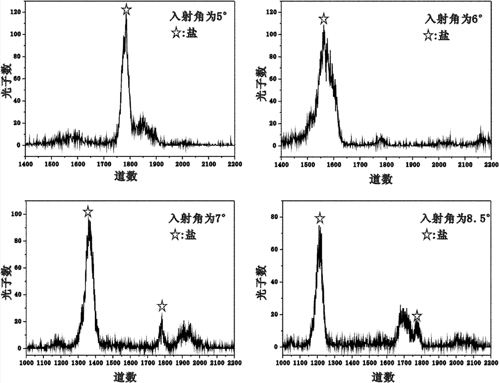 Method for conducting fast and automatic nondestructive testing (NDT) to heroin hidden in human body