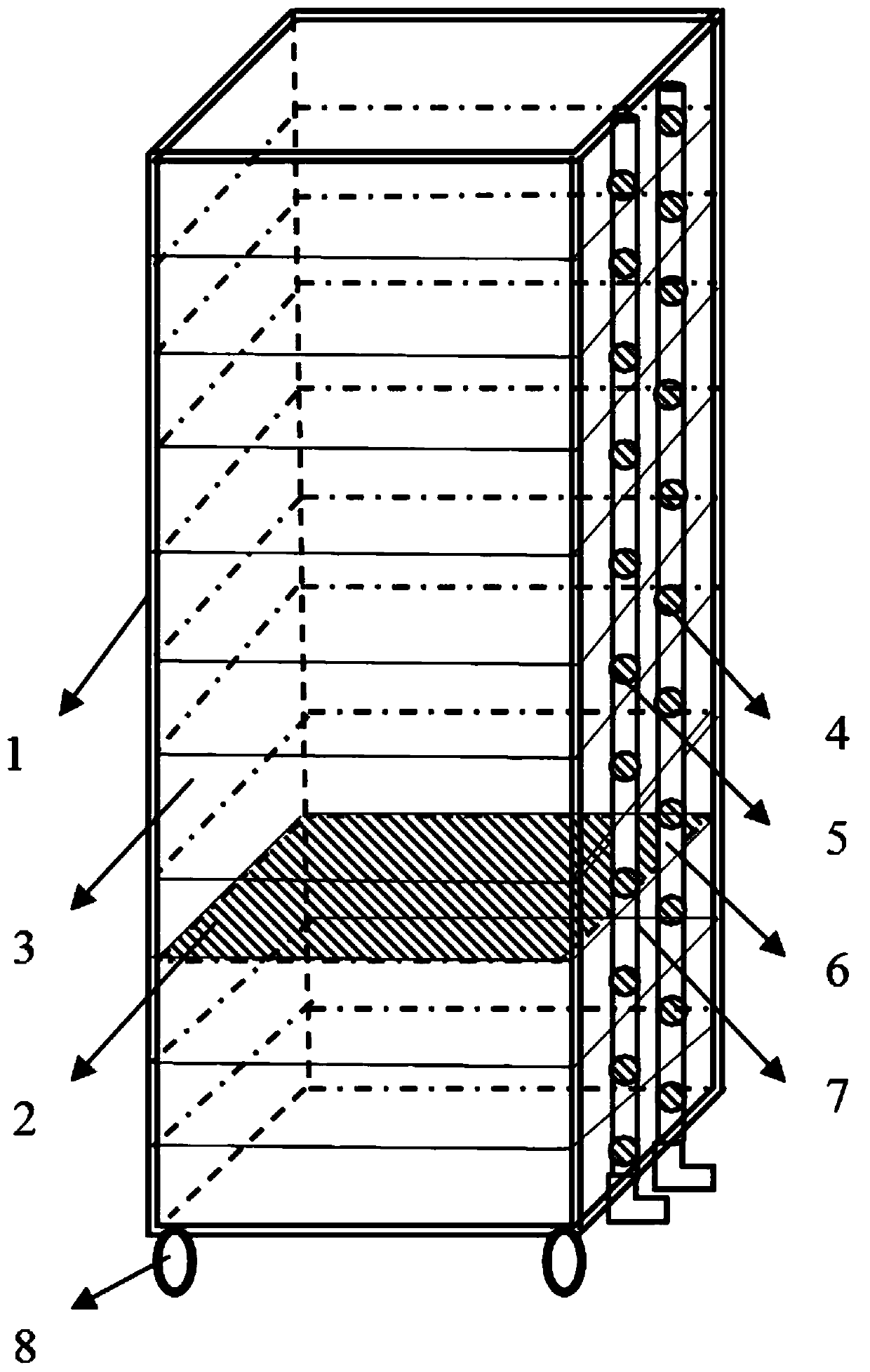 Earthworm reactor with frame composite structure, and sludge treatment method thereof