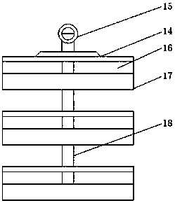 Stable storage device with classifying function for electronic elements