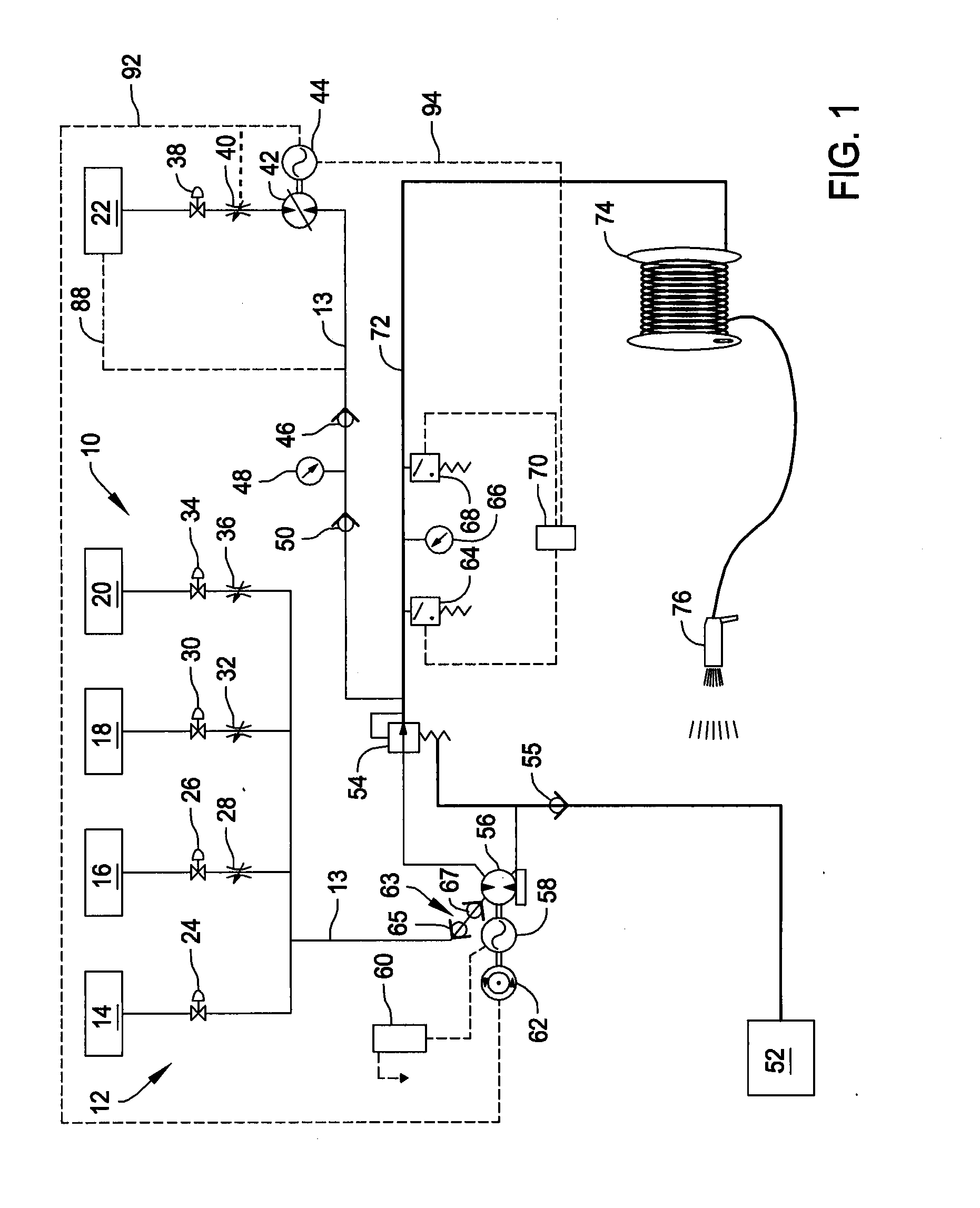 Method and System for Diluting Multiple Chemical Concentrates and Dispersing Resultant Solutions Utilizing a Single Portable Source