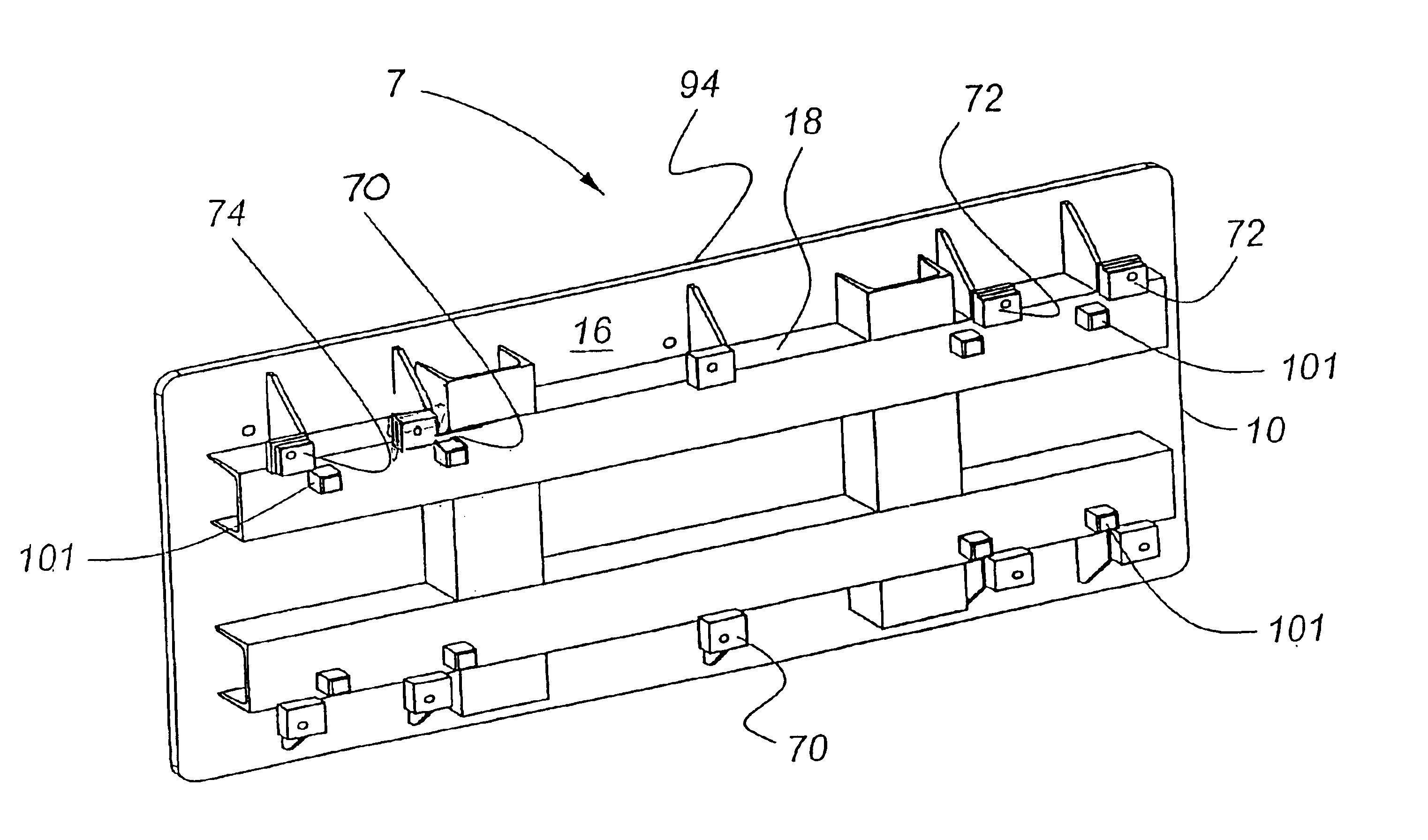 Tooling plate for a flexible manufacturing system