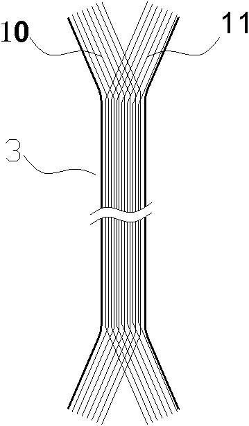 Multiple-effect membrane distillation method with high-efficiency inner heat recovering function