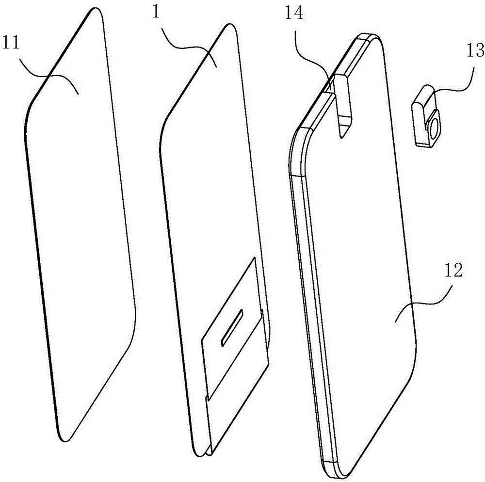 Camera mounting structure of mobile terminal, and mobile terminal