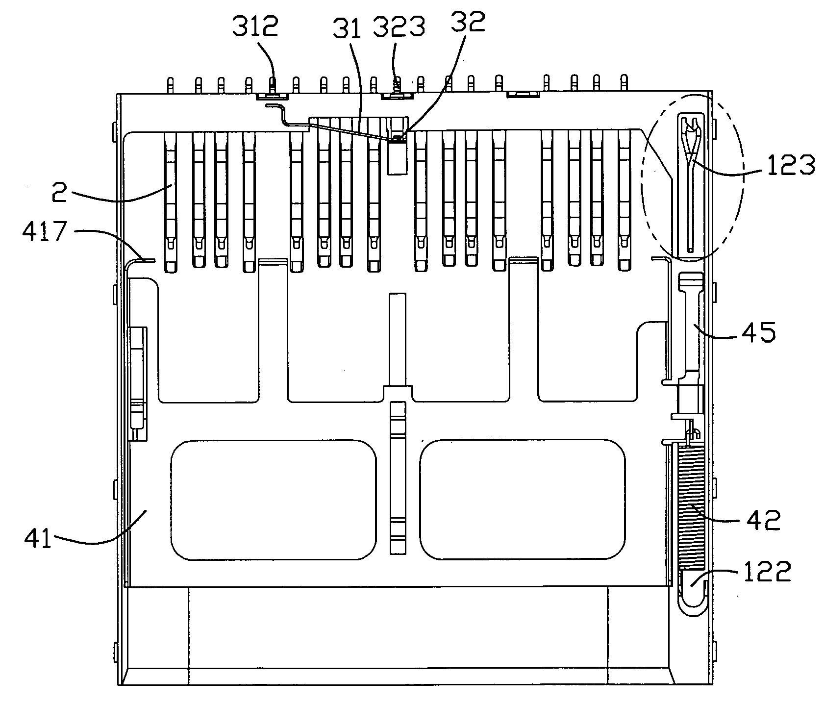 Memory card connector with improved switch contacts for stably detection of card insertion or removal