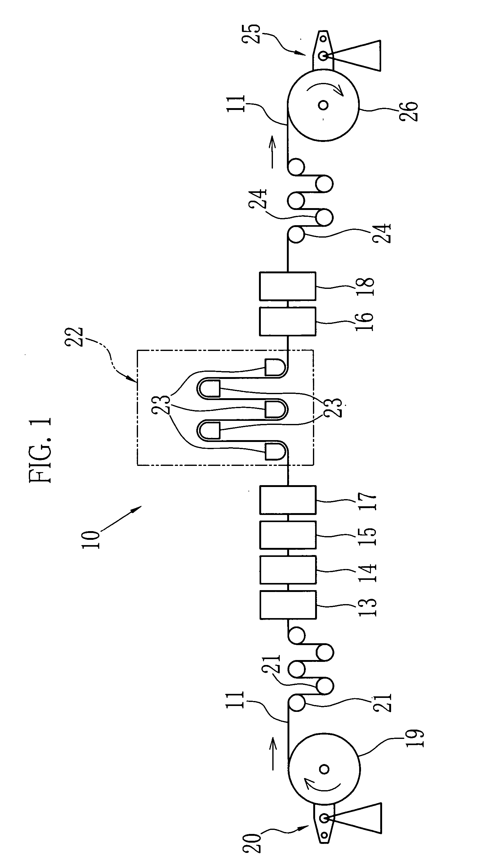 Noncontact web transporting method and apparatus