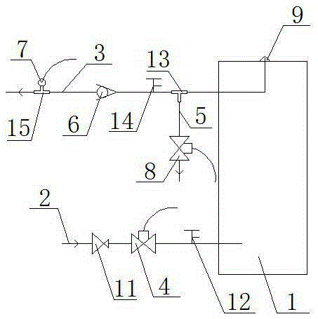 Full-automatic pressure bearing pressure-free operation system of heat storage water tank of water heater