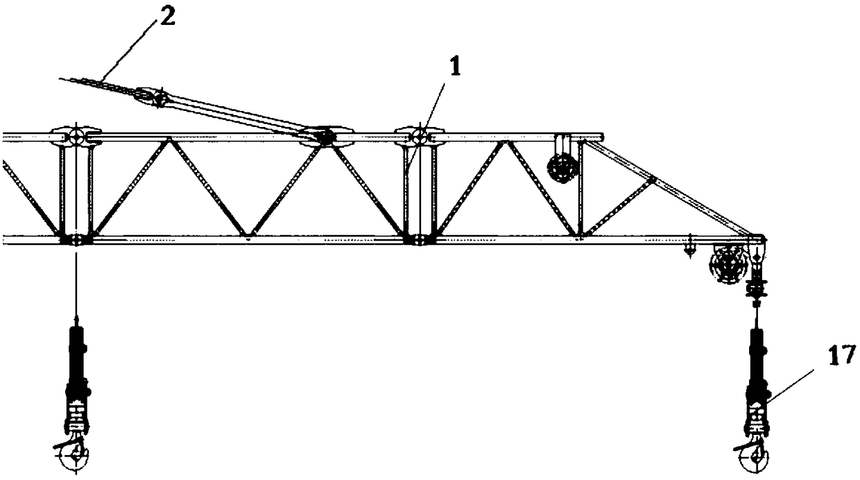 A roof lifting device