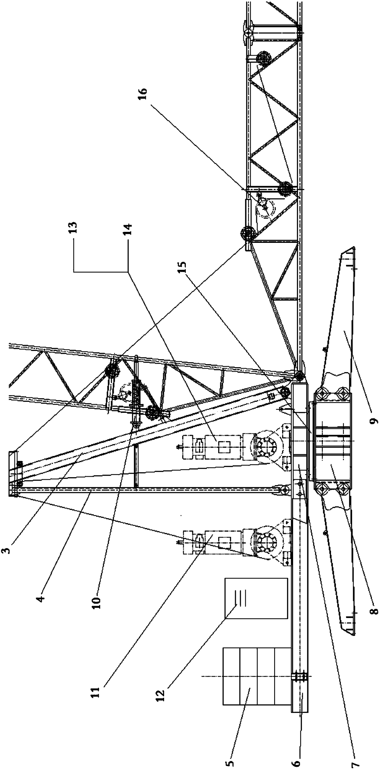 A roof lifting device