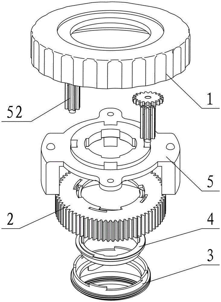 A suturing and cutting differential device of a circumcision suturing device