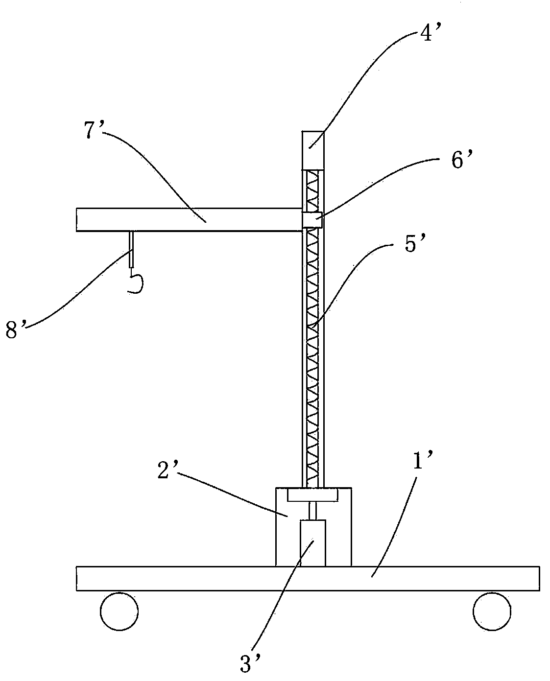 Tool hoisting device used for shield tunneling machine