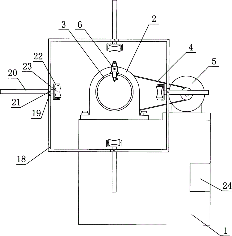 A production process of composite cable guide with thread groove