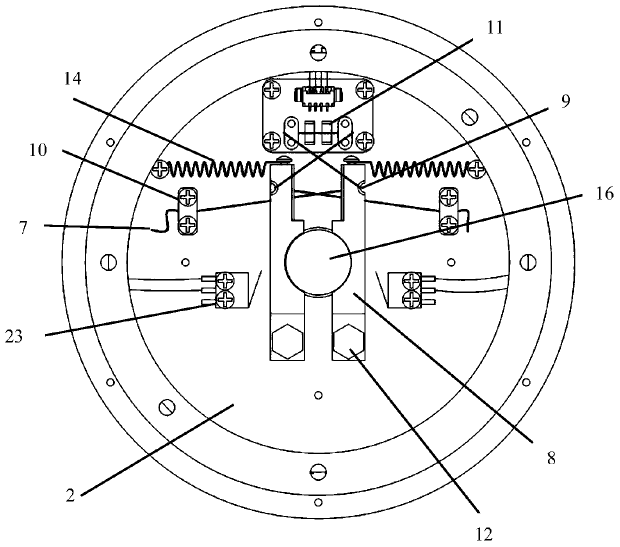 Power supply and control circuit applied to CubeSat brake sail
