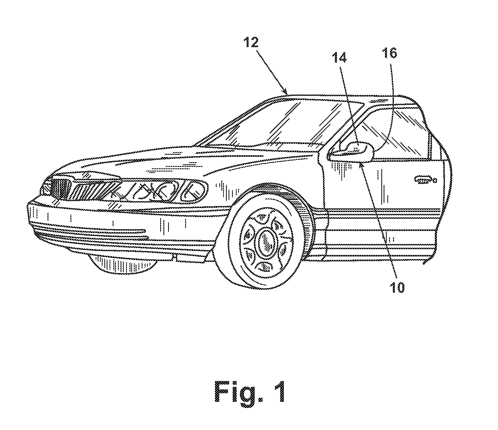 Vehicular mirror with slip clutch for jack screw actuator