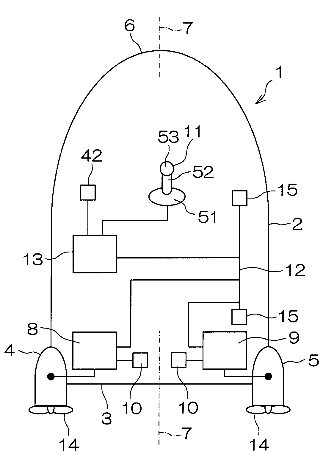Control apparatus for hybrid type outboard motor, marine vessel running support system and marine vessel using the same