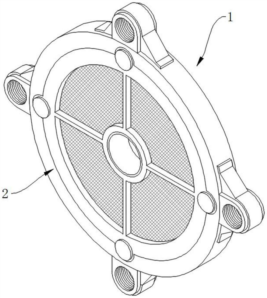 Split type starter end cover