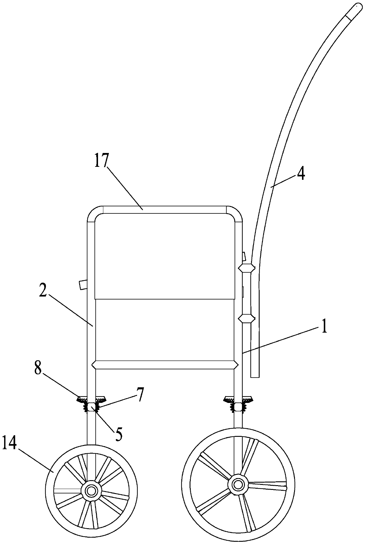 Automatic stretching and retracting device and method for old-age-assisting toilet bowl