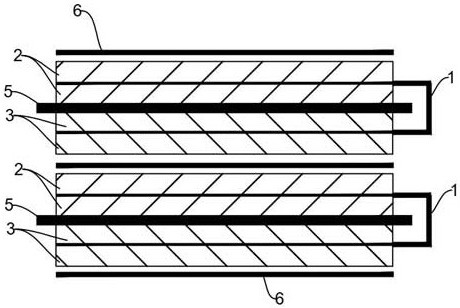 Bipolar sodium ion battery and preparation method thereof