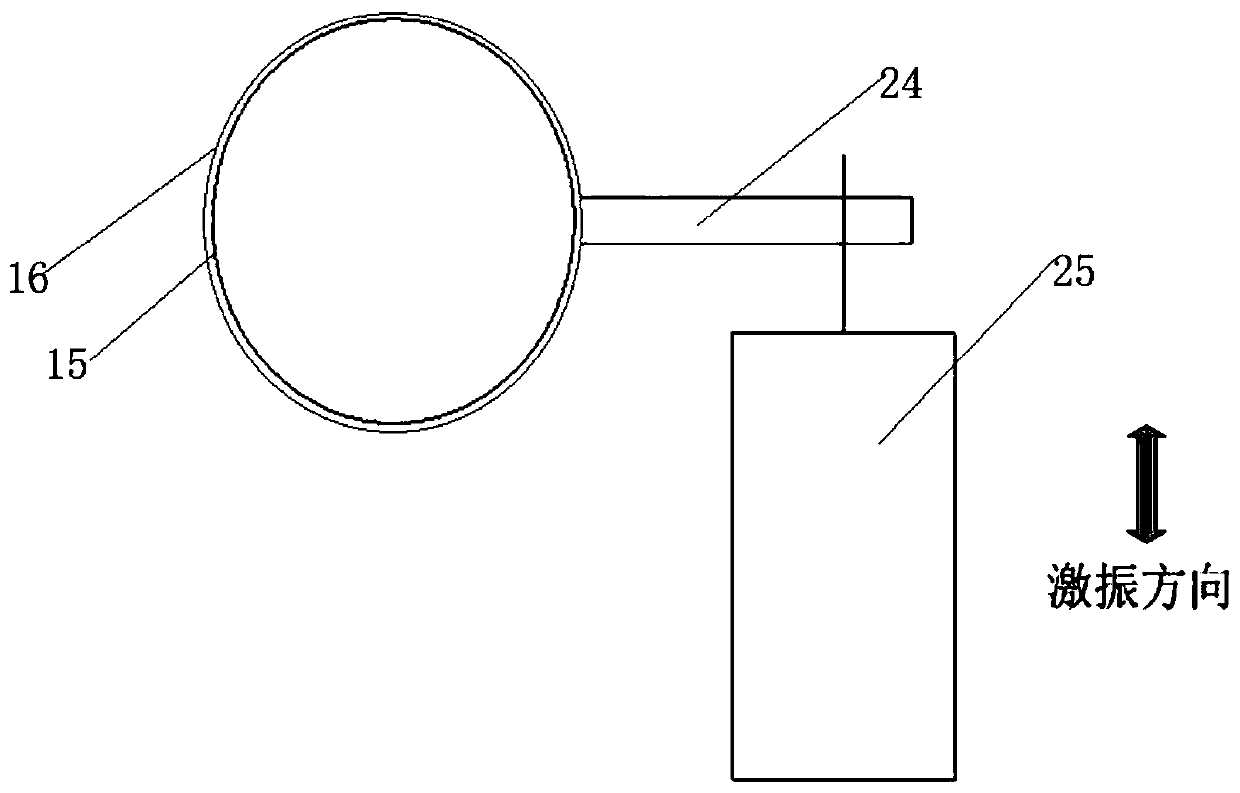 Integrated vibration-absorbing pulley characteristic test device