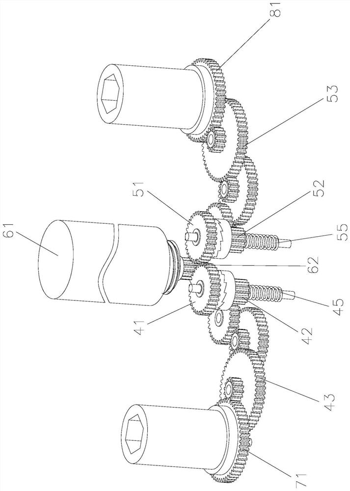 Double-cavity injection device