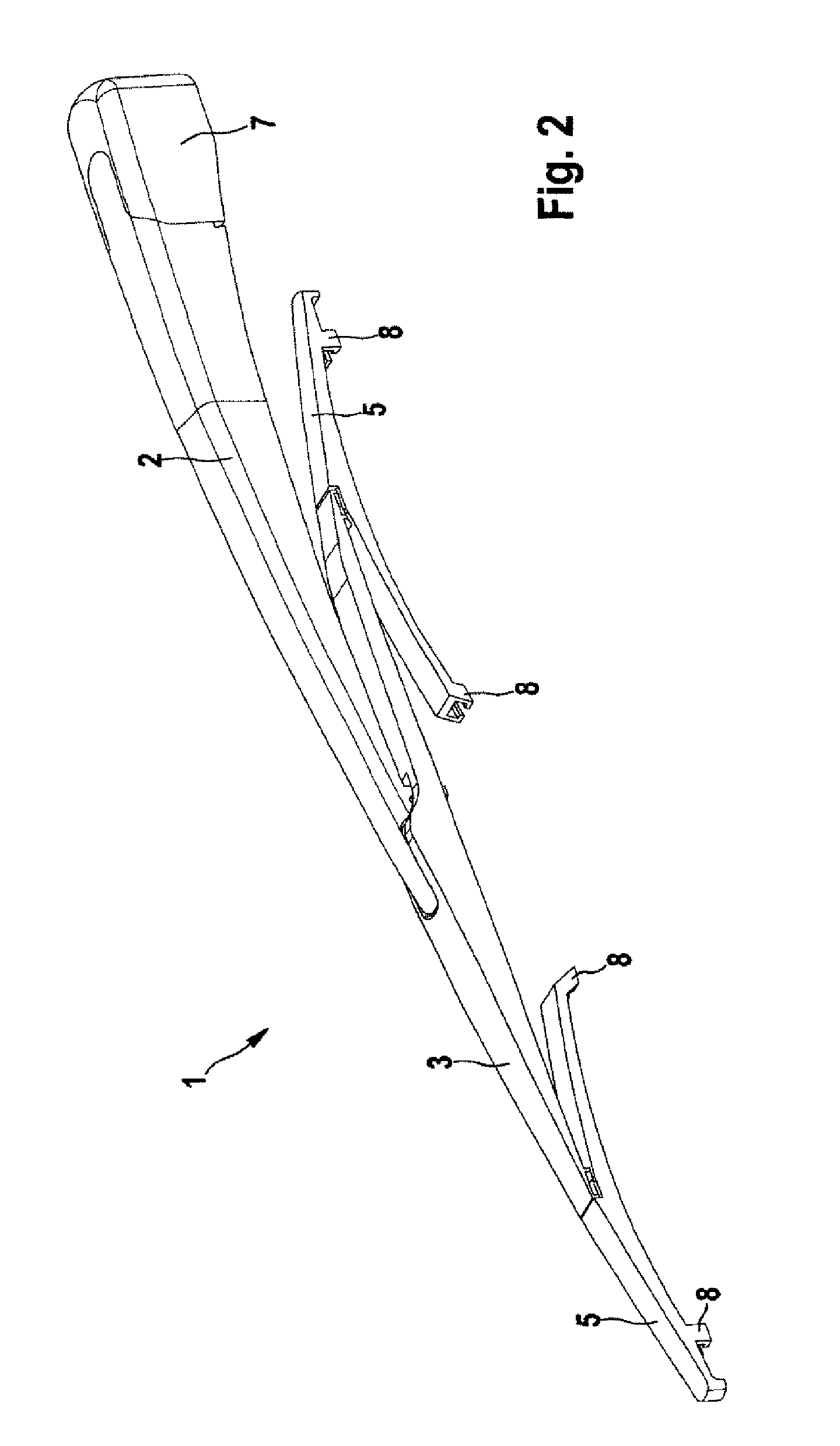 Process for producing a multi-component wiper arm
