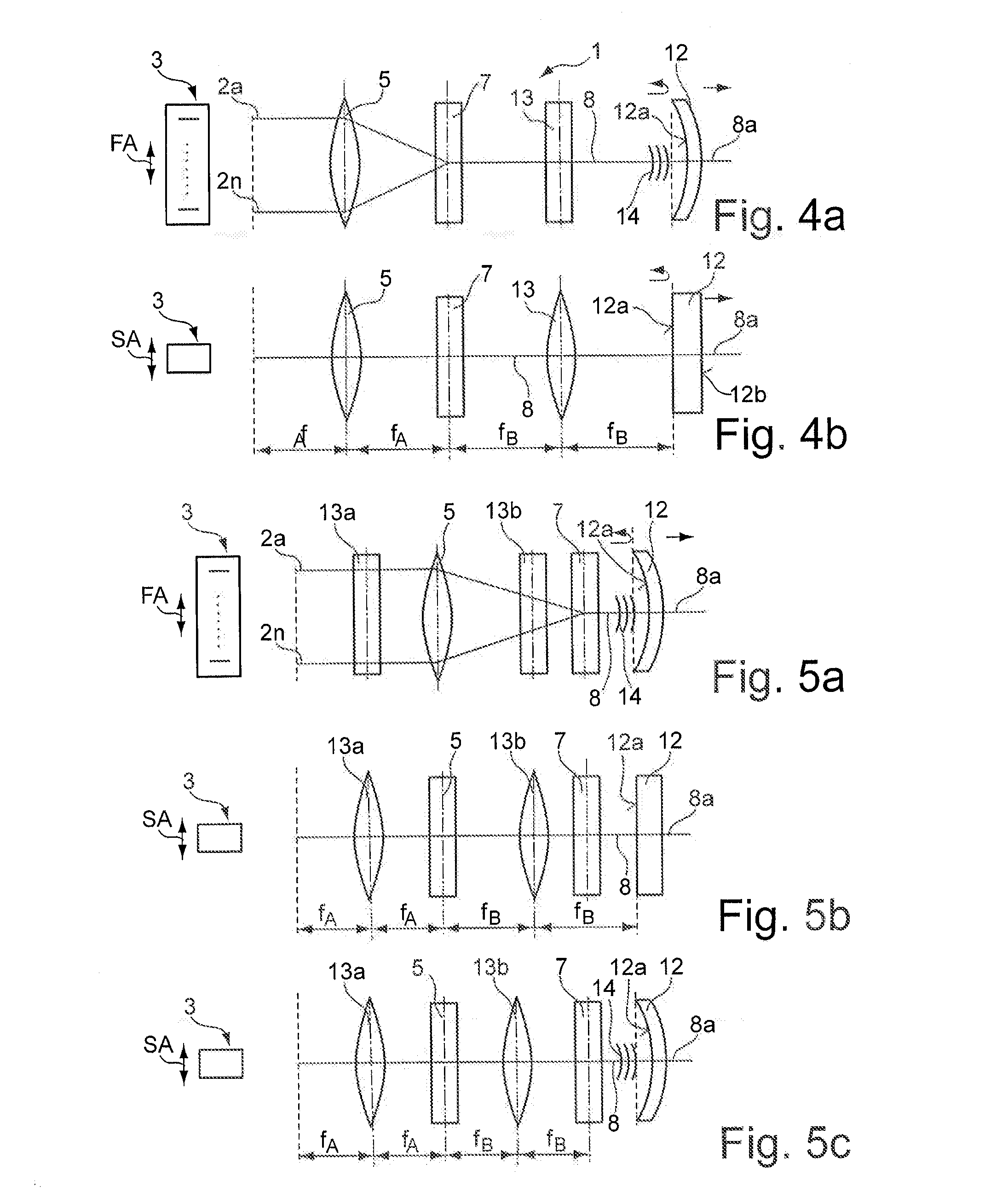 Device for wavelength combining of laser beams