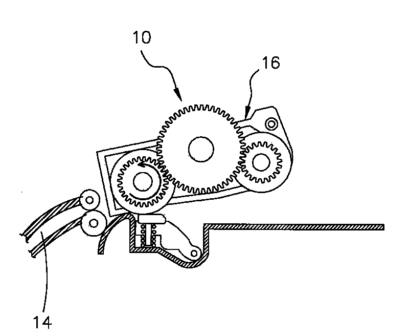 Transmission mechanism and paper feeder using same