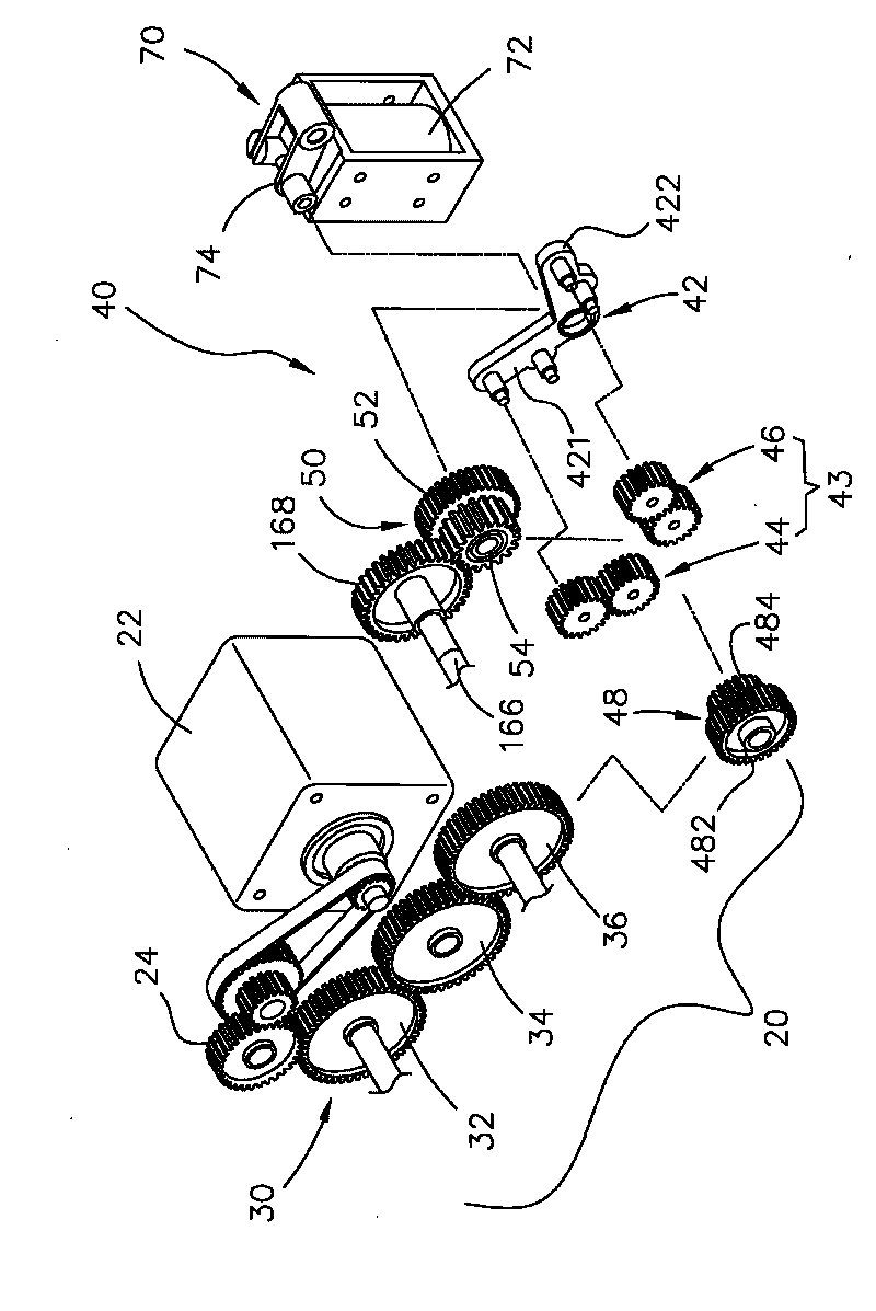 Transmission mechanism and paper feeder using same