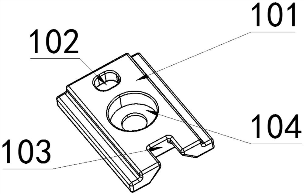 An energy-absorbing limit block for a sliding brace