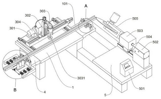 A cutting device with adjustable thickness for processing aluminum alloy doors and windows