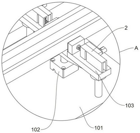 A cutting device with adjustable thickness for processing aluminum alloy doors and windows