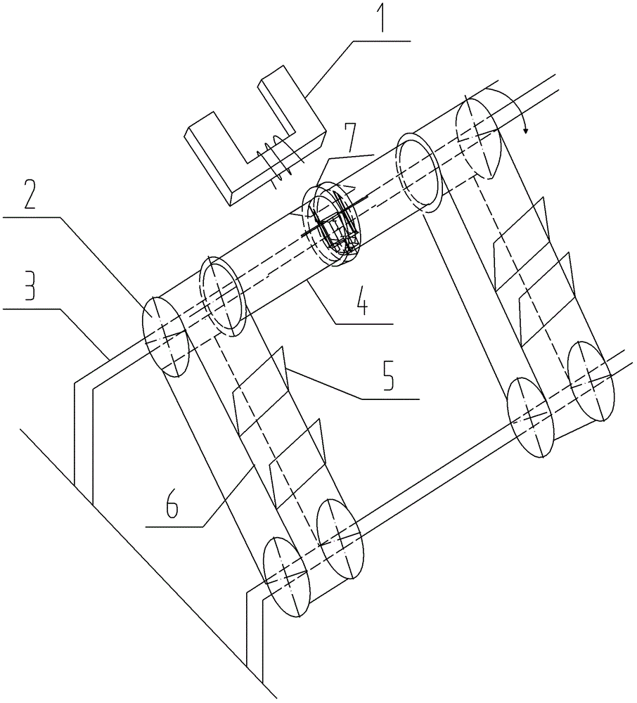 Novel discharge device for automatic vending machine