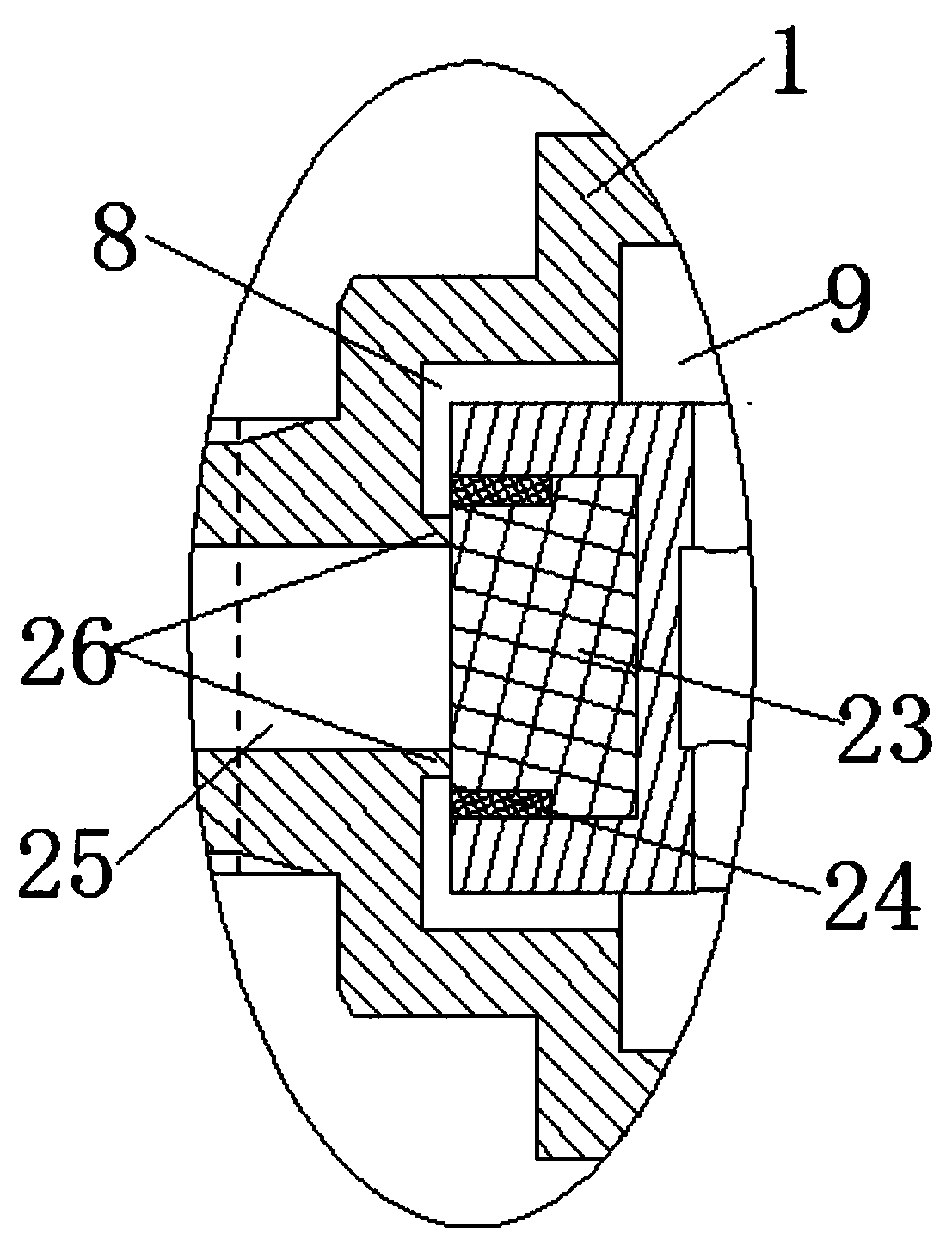 One-way valve used in satellite attitude and orbit control propellant supply system