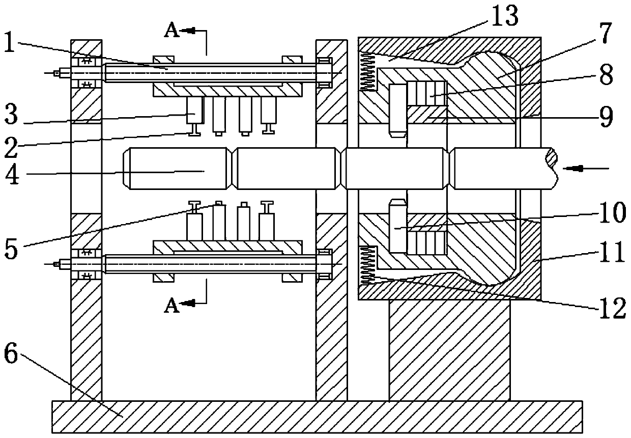 Radially-severing efficient and precise low-stress discharging method