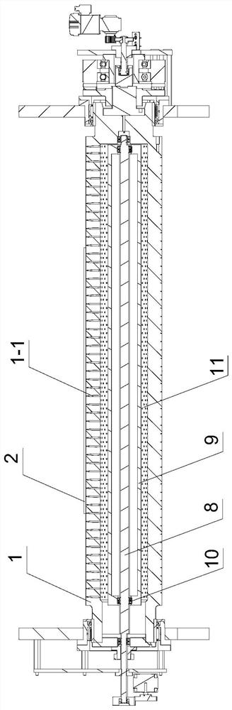 Thimble type chip removing device and method for corrugated paper die cutting units