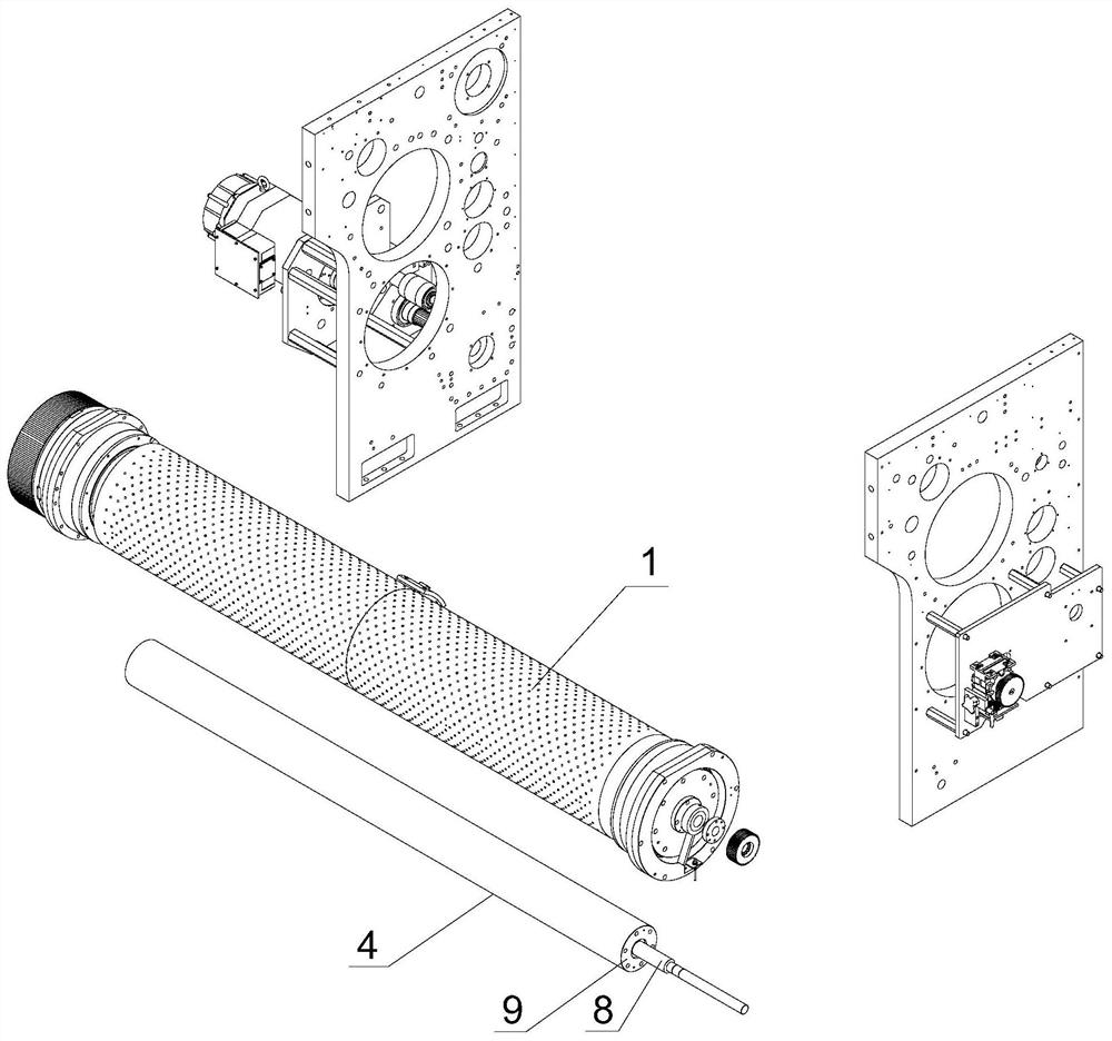 Thimble type chip removing device and method for corrugated paper die cutting units