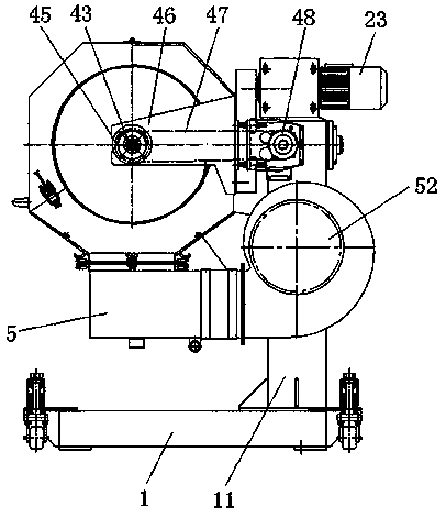 Three-dimensional dynamic type drying machine