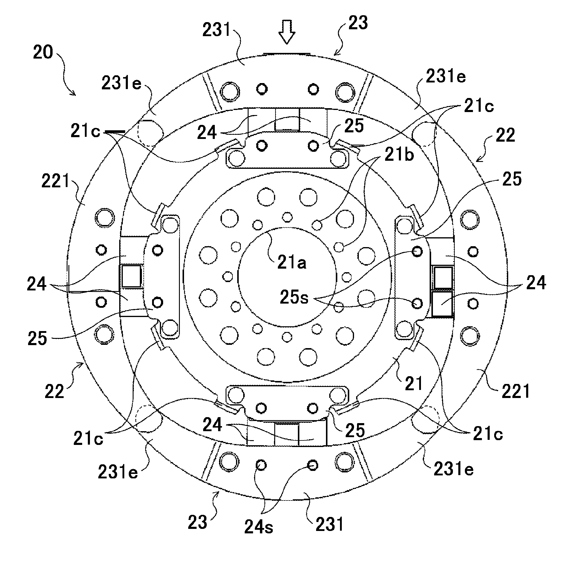 Centrifugal-pendulum vibration absorbing device