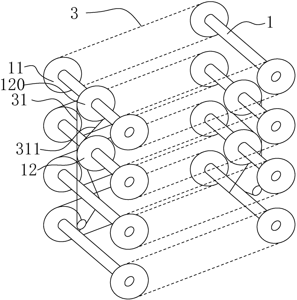 Hub drying method, hub drying machine and hub conveyor unit