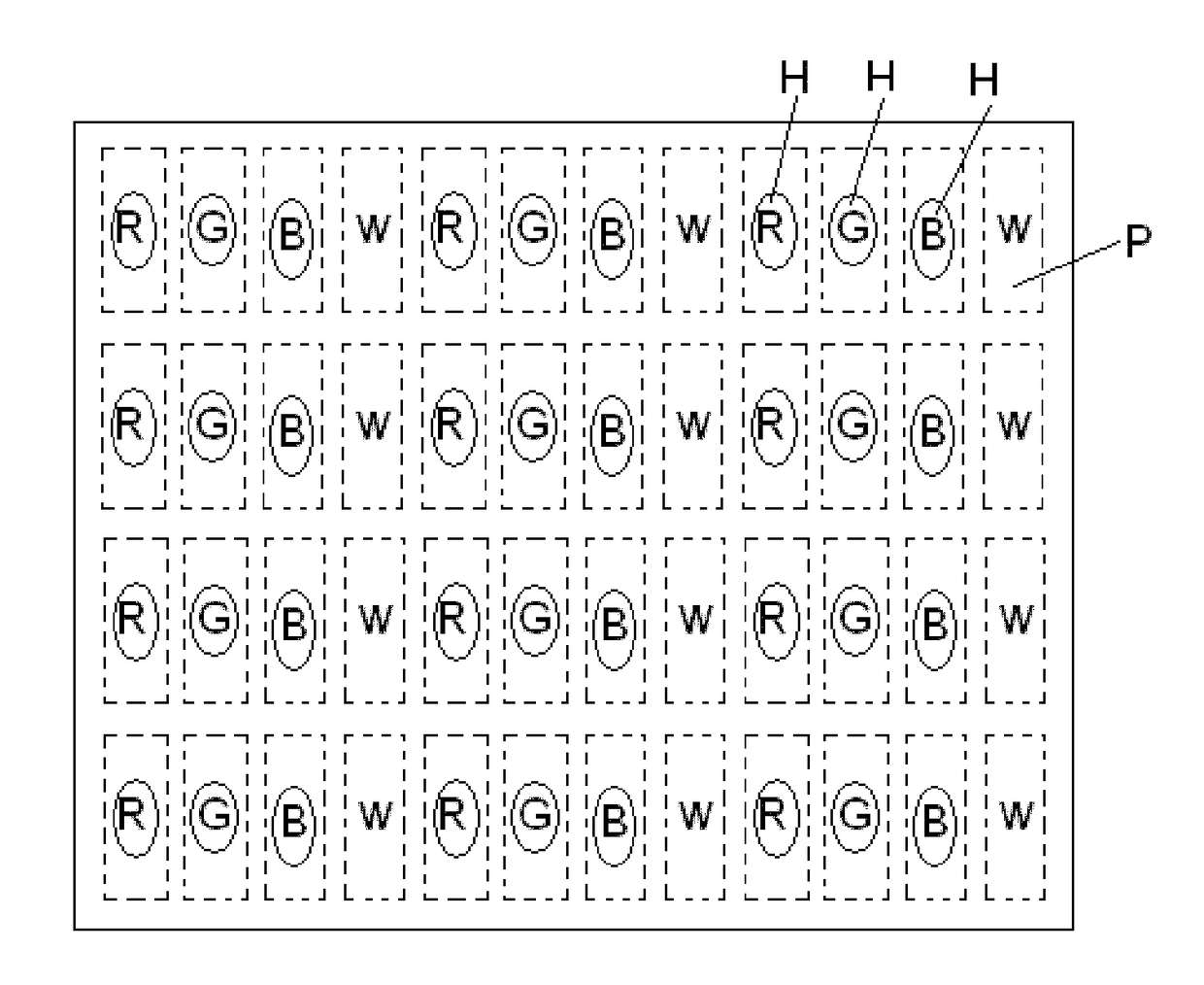 OLED display panel having opening zone for exposing sub-pixel sub-regions, and method for manufacturing the same