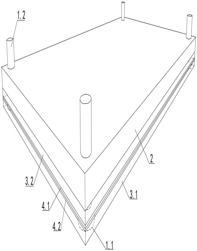 A decorative and fireproof integrated board and its manufacturing method