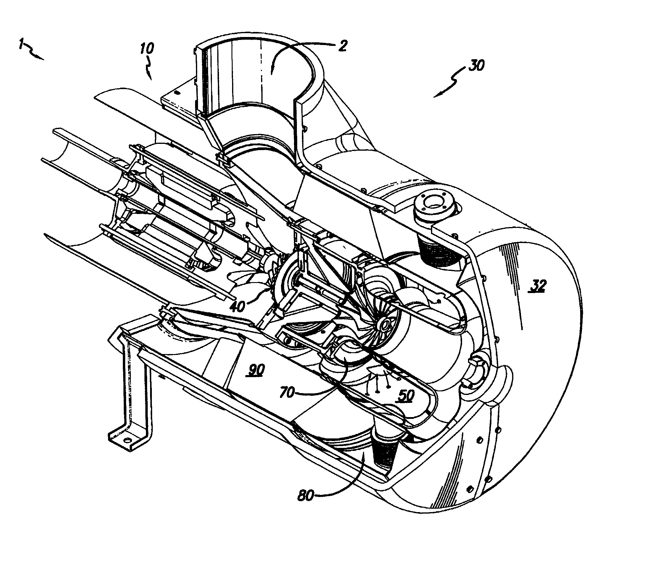Rotor shield for magnetic rotary machine