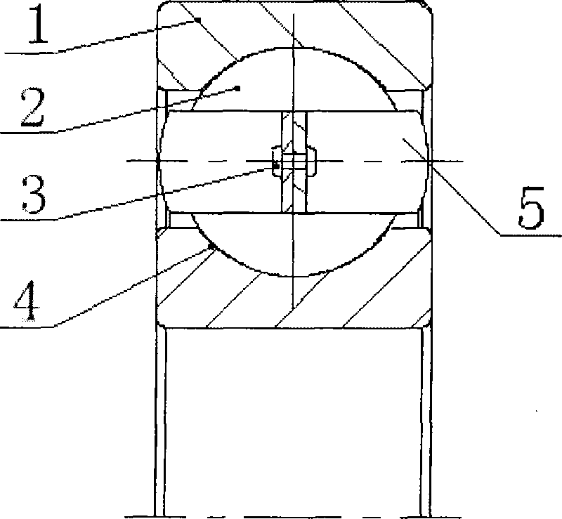 Input/fore bearing of automobile engine