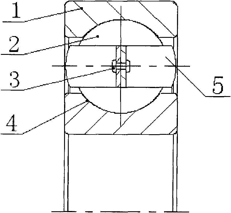 Input/fore bearing of automobile engine