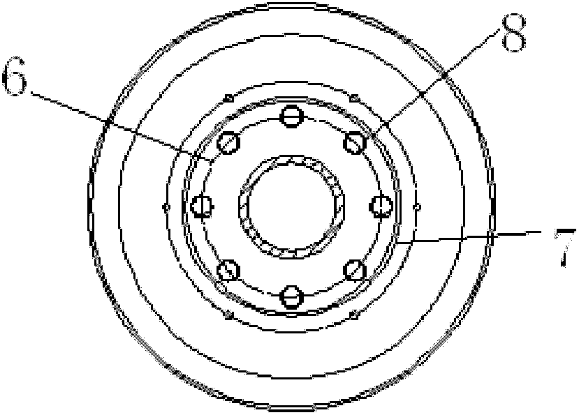 Power transmission mechanism used for sand filling machine