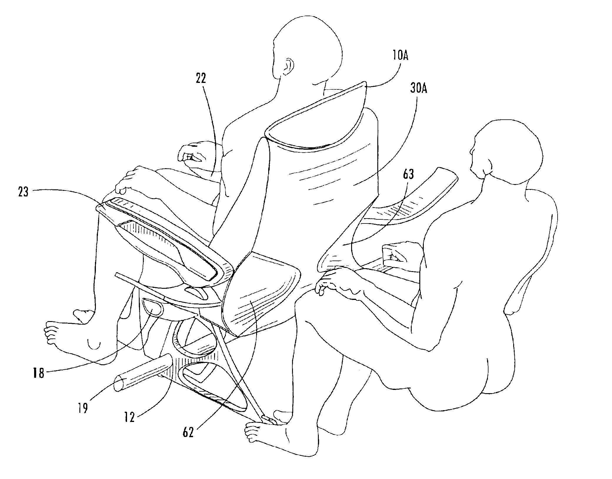 Aircraft passenger seat with forward arm rest pivot