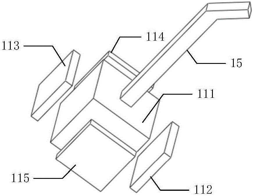 Obliquity rod suspension type gravity gradient former
