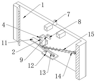 An automatic power-off device for charging a new energy electric vehicle