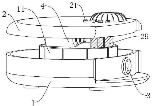 Image projection device applied to promotion display platform and use method of image projection device