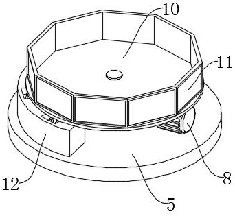 Image projection device applied to promotion display platform and use method of image projection device